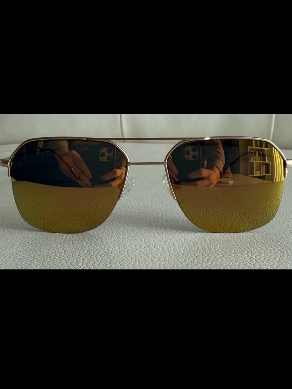 Gold Mirrored Sunglasses From YesGlasses